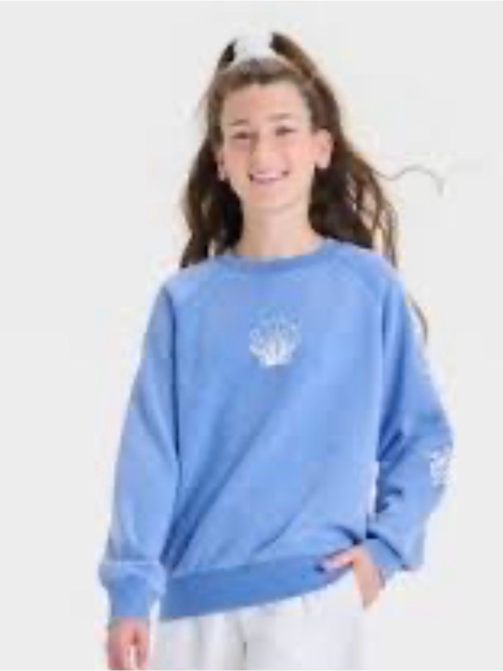 art class Blue Graphic Crewneck Sweatshirt for Kids